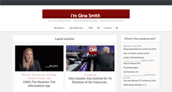 Desktop Screenshot of ginasmith.com